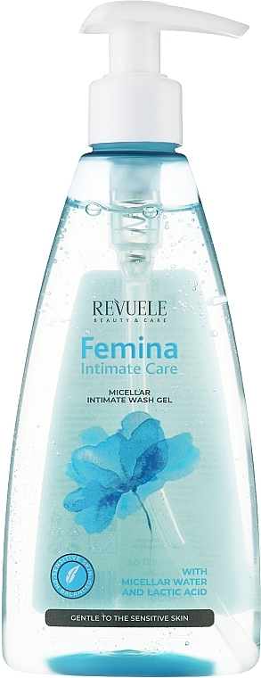 Мицеллярный гель для интимной гигиены - Revuele Femina Intimate Care Micellar Intimate Wash Gel — фото N1