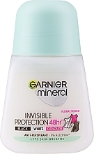 Духи, Парфюмерия, косметика Дезодорант шариковый - Garnier Mineral Invisible Anti Perspirant Deodorant Roll On