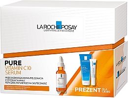 Духи, Парфюмерия, косметика Набор - La Roche Posay Vitamin C (serum/30ml + balm/15ml + gel/wash/100ml)