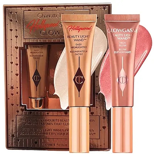 Набор - Charlotte Tilbury Hollywood Superstar Glow Kit (highlighter/2x5ml) — фото N1