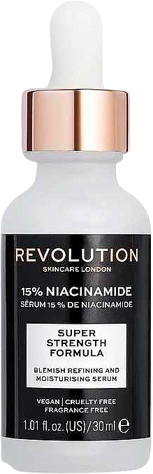 Сироватка для обличчя з ніацинамідом - Makeup Revolution Skincare Blemish Refining And Moisturising Serum 15% Niacinamide — фото N1