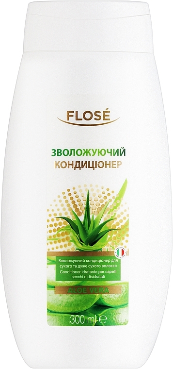 Зволожуючий кондиціонер для сухого та дуже сухого волосся - Flose Aloe Vera Hydrating Conditioner