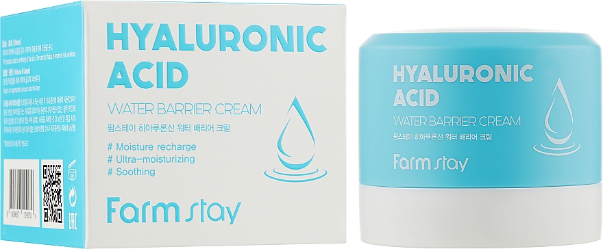 Увлажняющий крем-барьер для лица с гиалуроновой кислотой - FarmStay Hyaluronic Acid Water Barrier Cream — фото N2