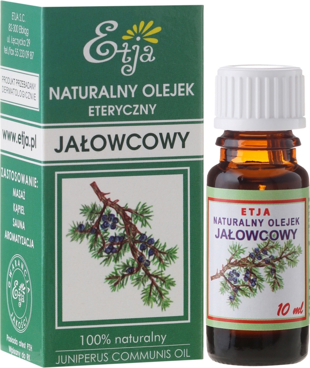Натуральное эфирное масло можжевельника - Etja Juniperus Communis Oil — фото N1