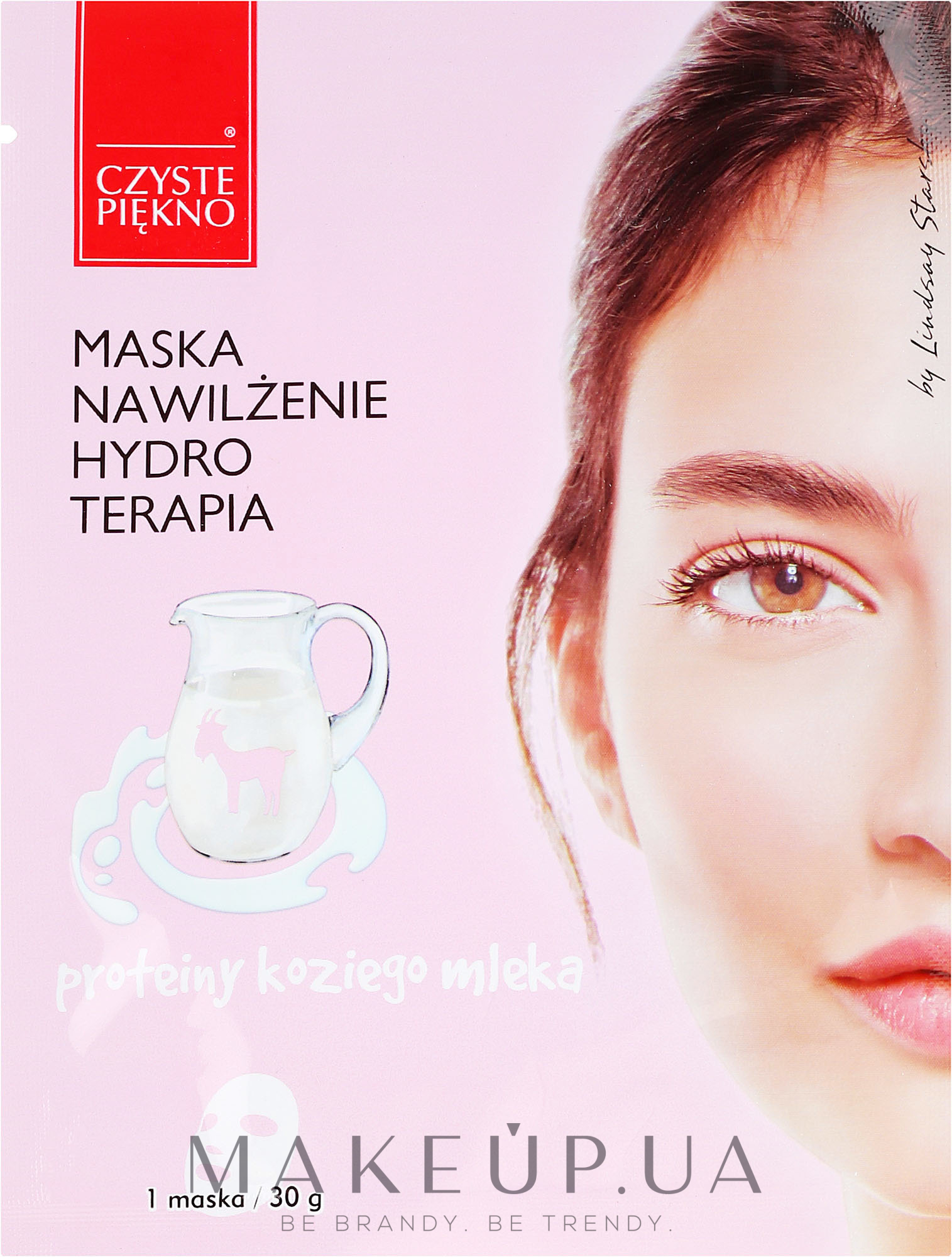 Маска для обличчя з протеїнами козячого молока - Czyste Piekno Hydro Therapia Face Mask — фото 30g