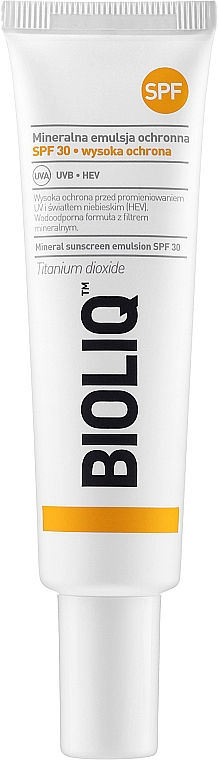 Захисна мінеральна емульсія для обличчя й тіла - Bioliq Protective Mineral Emulsion SPF30 — фото N1