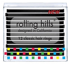 Набір резинок для волосся - Rolling Hills Classic Hair Rings Black — фото N1