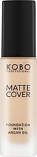 Духи, Парфюмерия, косметика УЦЕНКА Матирующий тональный крем - Kobo Professional Matte Cover Foundation With Argan Oil *