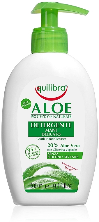 Мягкий гель для мытья рук - Equilibra Aloe Gentle Hand Cleanser