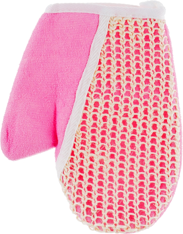 Мочалка-рукавичка, 7989, рожева - SPL Shower Glove — фото N1