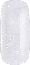 Топ матовый c мелкой крошкой - Tufi Profi Premium Dot Silver Top Matte — фото N2