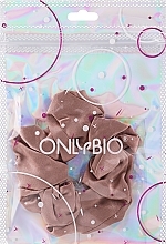 Шовкова резинка для волосся, бежева - Only Bio Hair In Balance Hairband — фото N1