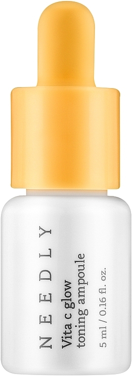 Тонізувальна сироватка з вітаміном С для сяйва шкіри - Needly Vita C Glow Toning Ampoule (міні) — фото N1