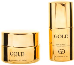 Духи, Парфюмерия, косметика УЦЕНКА Набор - Premier Gold Elements Mega Mask (mask/50ml + serum/30ml) *