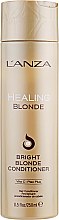 Цілющий кондиціонер для натурального і знебарвленого світлого волосся - L'anza Healing Blonde Bright Blonde Conditioner — фото N1