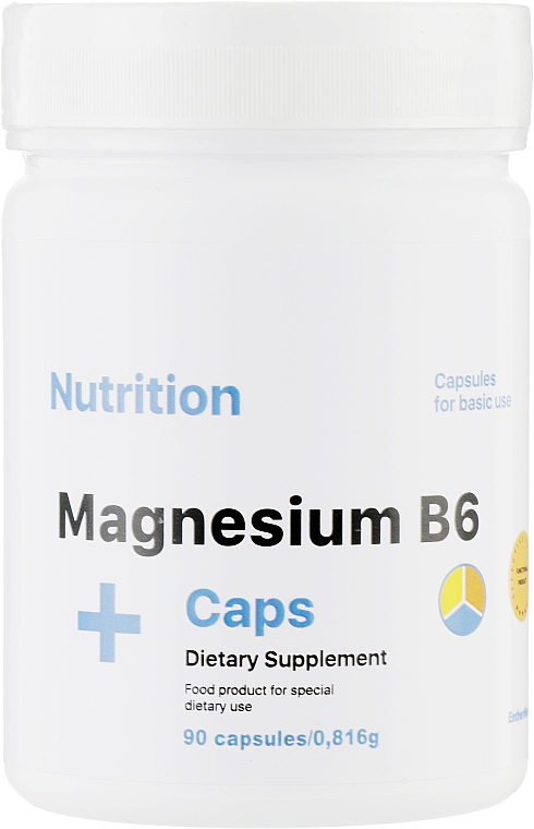 Минерально-витаминный комплекс "Magnesium B6 + Caps" - EntherMeal Dietary Supplement — фото N1