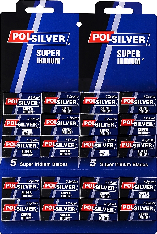 Набір лез - Polsilver Super Iridium Razor Blades — фото N1