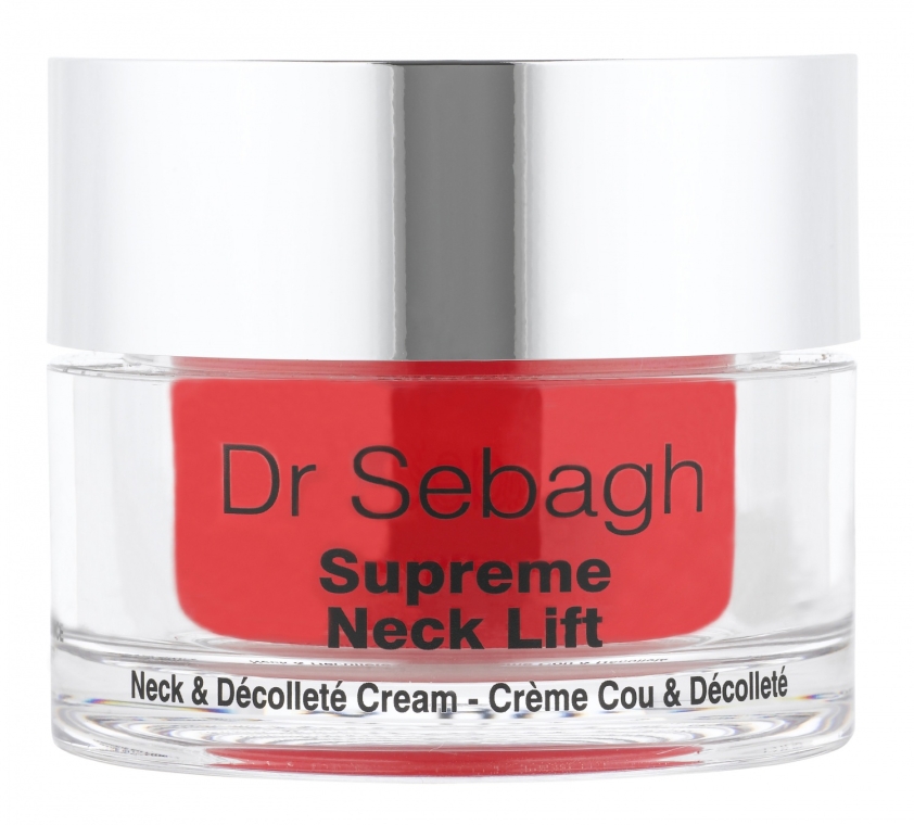 Відновлювальний крем з ефектом ліфтингу для шиї і зони декольте  - Dr. Sebagh Supreme Neck Lift Cream — фото N1