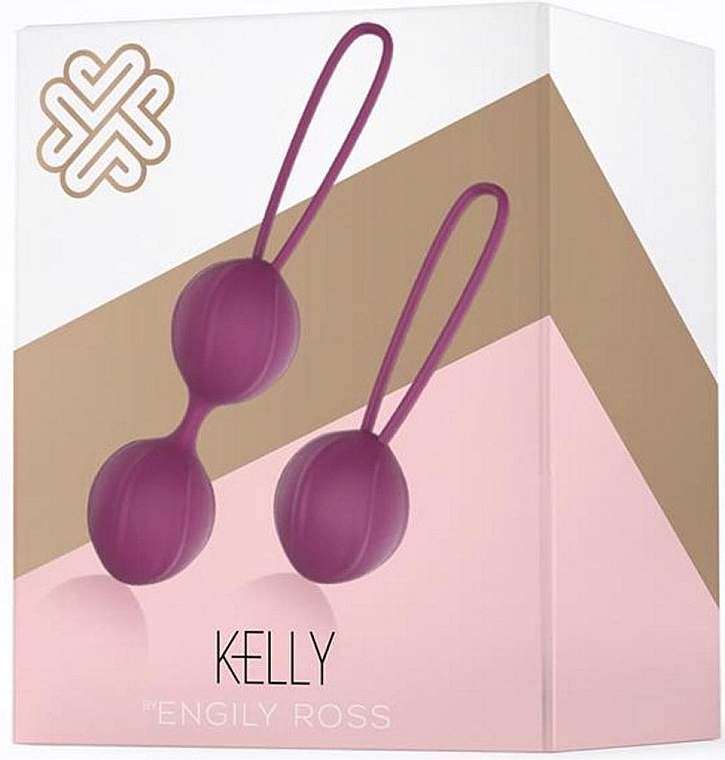 Стимулювальні кульки, фіолетові - Engily Ross Kelly Purple — фото N1