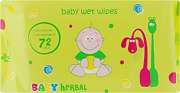 Парфумерія, косметика Дитячі вологі серветки - Normal Clinic Baby Herbal