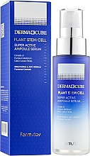 Сироватка для обличчя зі стволовими клітинами - FarmStay Derma Cube Plant Stem Cell Super Active Ampoule Serum — фото N2