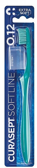 Зубная щетка "Extra Soft 0.12" мягкая, темно-бирюзовая - Curaprox Curasept Toothbrush — фото N1