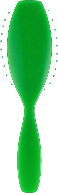 Щетка массажная классическая 7 рядов, зеленая - Titania — фото N2