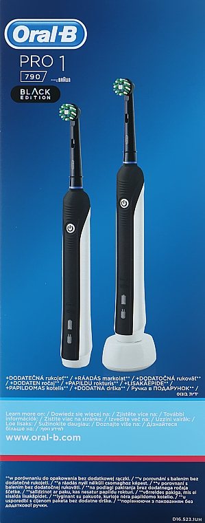 Електрична зубна щітка - Oral-B Cross Action PRO 1 790 D16.523.1UH — фото N2