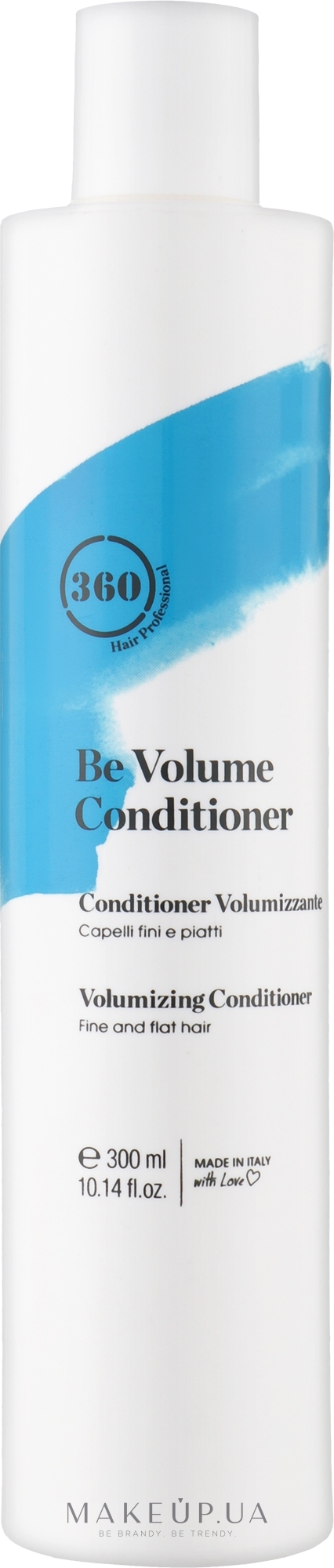 Кондиціонер для додання об’єму тонкому і слабкому волоссю - 360 Be Volume Conditioner — фото 300ml