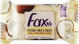 Парфумерія, косметика Туалетне мило "Крем і кокосове молоко" - Fax Soap