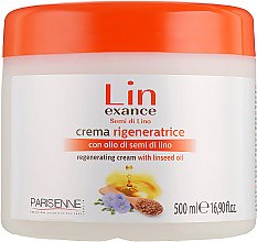 Укрепляющая крем-маска для волос с экстрактом семян льна - Parisienne Italia Hair Cream Treatment — фото N4