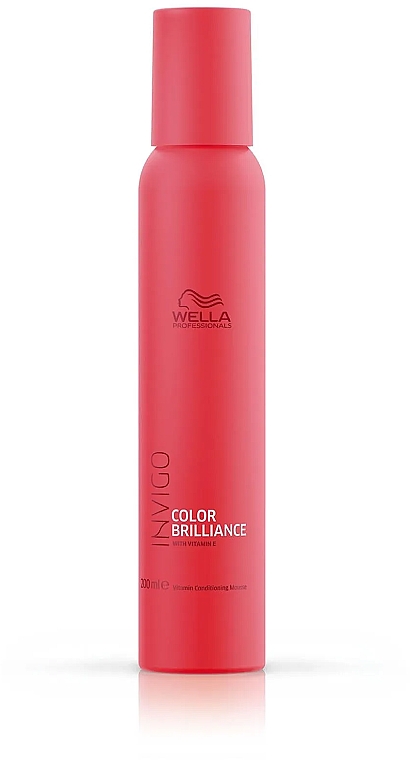 Мусс для волос - Wella Professionals Invigo Color Brilliance Vitamin Conditioning Mousse — фото N1