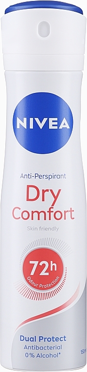 Дезодорант-антиперспірант "Захист і комфорт 72 години" - NIVEA Dry Comfort Anti-Perspirant — фото N1