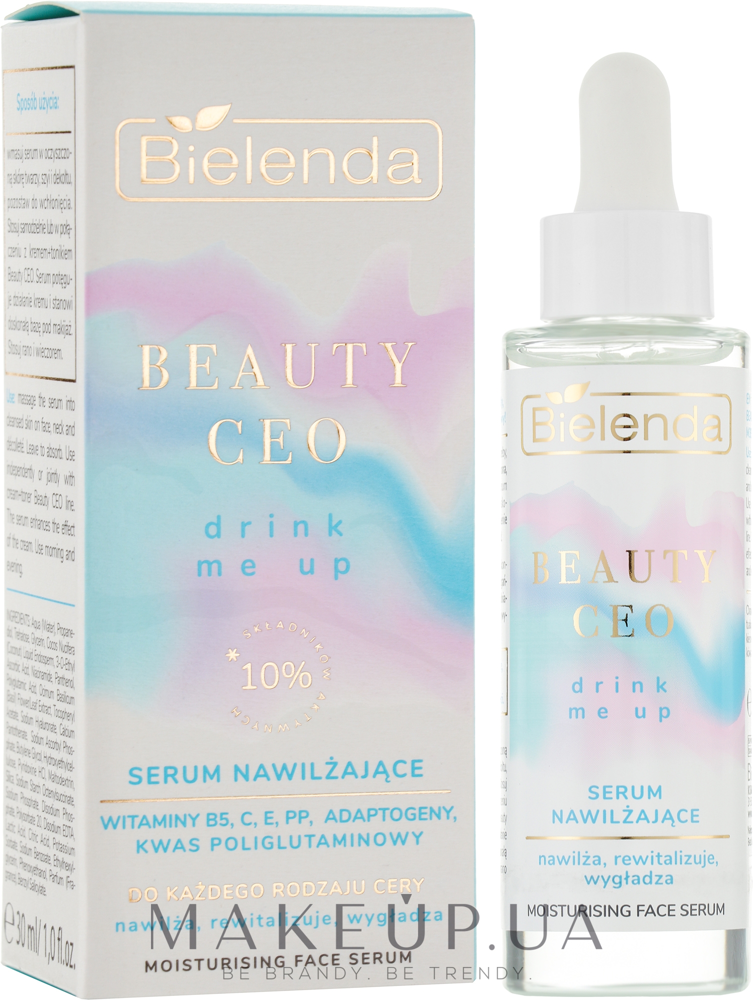 Зволожувальна сироватка для обличчя - Bielenda Beauty CEO Drink Me Up Serum — фото 30ml