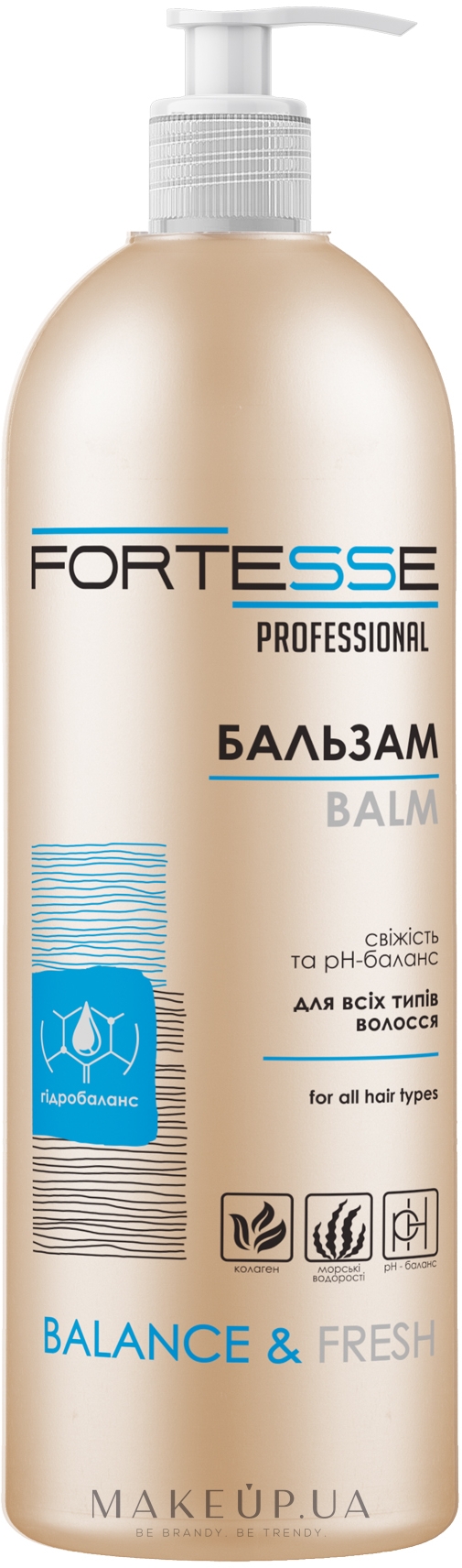 Бальзам для волос "Баланс", с дозатором - Fortesse Professional Balance & Fresh Balm — фото 400ml