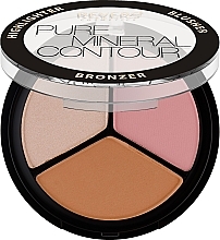 Духи, Парфюмерия, косметика Палитра для макияжа - Revers Pure Mineral Contour