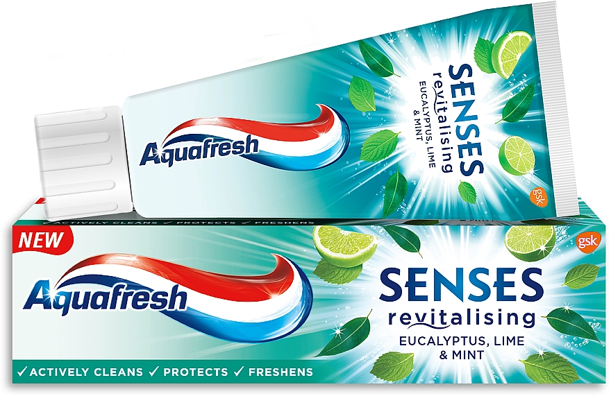 Зубна паста "Евкаліпт" - Aquafresh Senses — фото N2