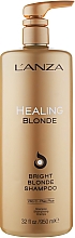 Цілющий шампунь для натурального і знебарвленого світлого волосся - L'anza Healing Blonde Bright Blonde Shampoo — фото N3