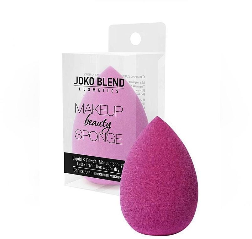 Спонж для макіяжу - Joko Blend Makeup Beauty Sponge Hot Pink