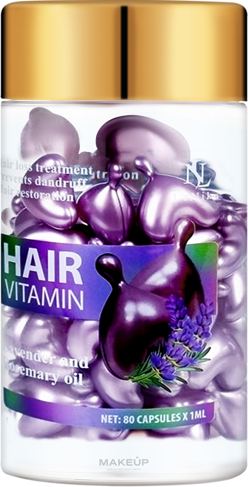 Капсулы от выпадения и для роста волос с маслом лаванды и розмарина - LeNika — фото 40x1ml
