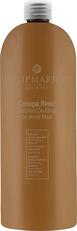 Кондиционер-антистресс для волос - Philip Martin's Canapa Rinse De-Stress Mask  — фото N1