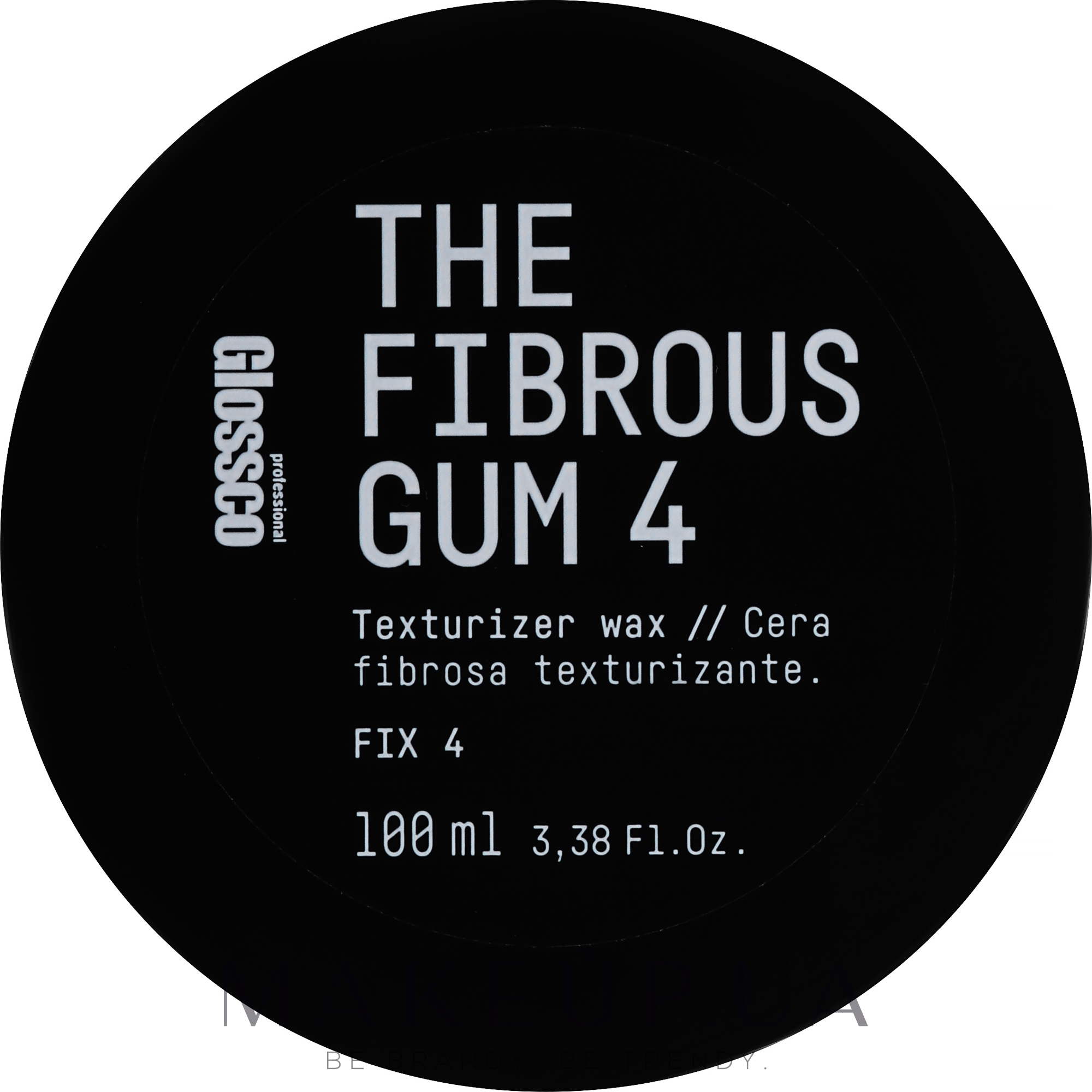 Текстурирующая паста для волос средней фиксации - Glossco The Fibrous Gum 4 — фото 100ml