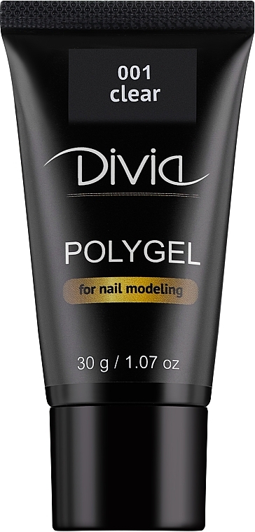 Полигель для наращивания ногтей - Divia Polygel For Nail Modeling