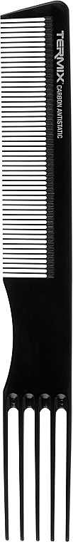 Гребінець для стрижки зі спицями, PE-CB862P, 21 см  - Termix Carbon Comb — фото N1