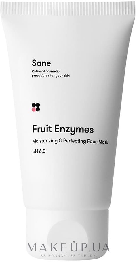 Маска для обличчя з ензимами - Sane Fruit Enzymes Moisturizing & Perfecting Face Mask — фото 40ml