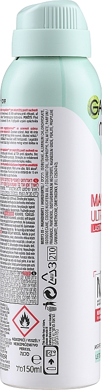 Дезодорант-антиперспирант - Garnier Mineral Magnesium Ultra Dry — фото N2