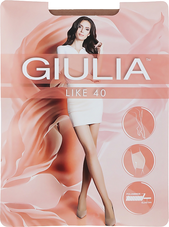 Колготки для жінок "Like" 40 Den, caramel - Giulia — фото N1