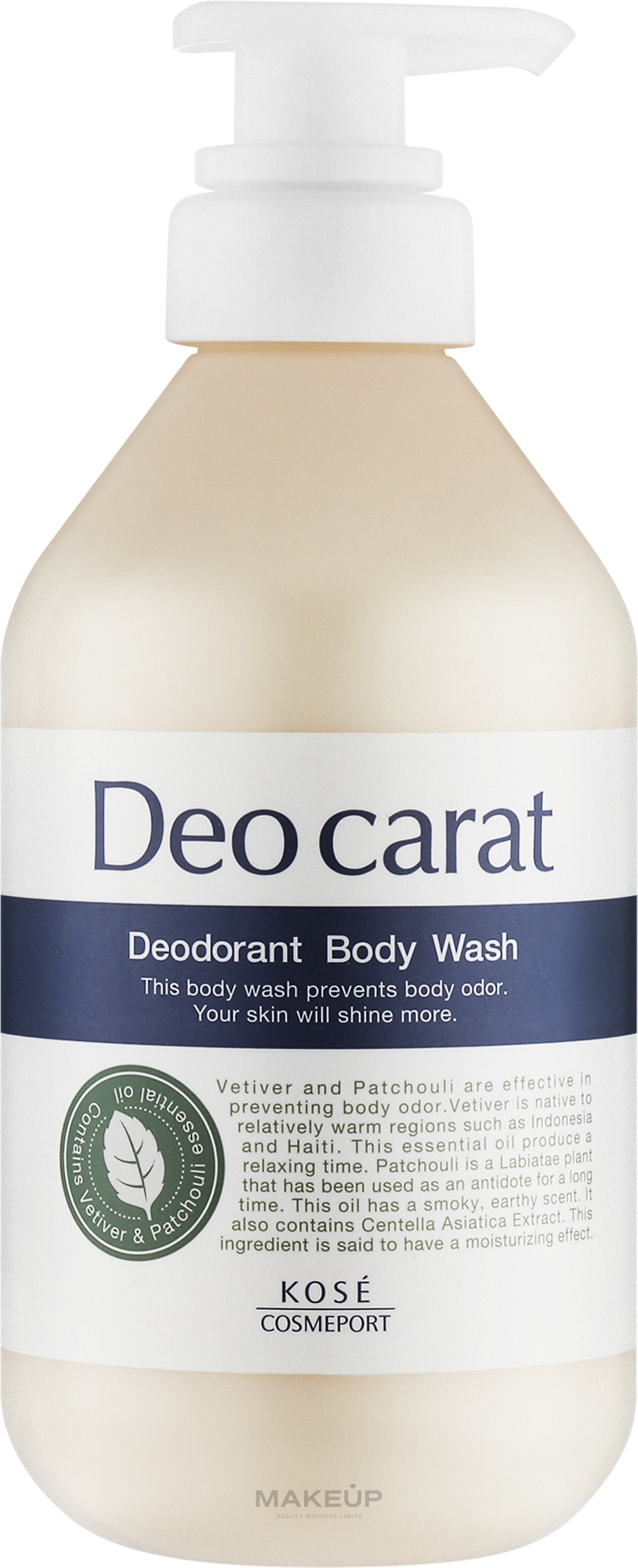 Гель для душу проти запахів тіла - Kose Cosmeport Deo Carat Deodorant Body Wash — фото 350ml