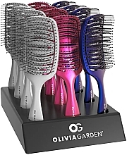 Набор - Olivia Garden iDetangle Medium Space Edition (brush/12шт) — фото N1