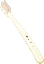 Зубна щітка - Acca Kappa Vintage Collection Nylon Medium Toothbrush White — фото N1